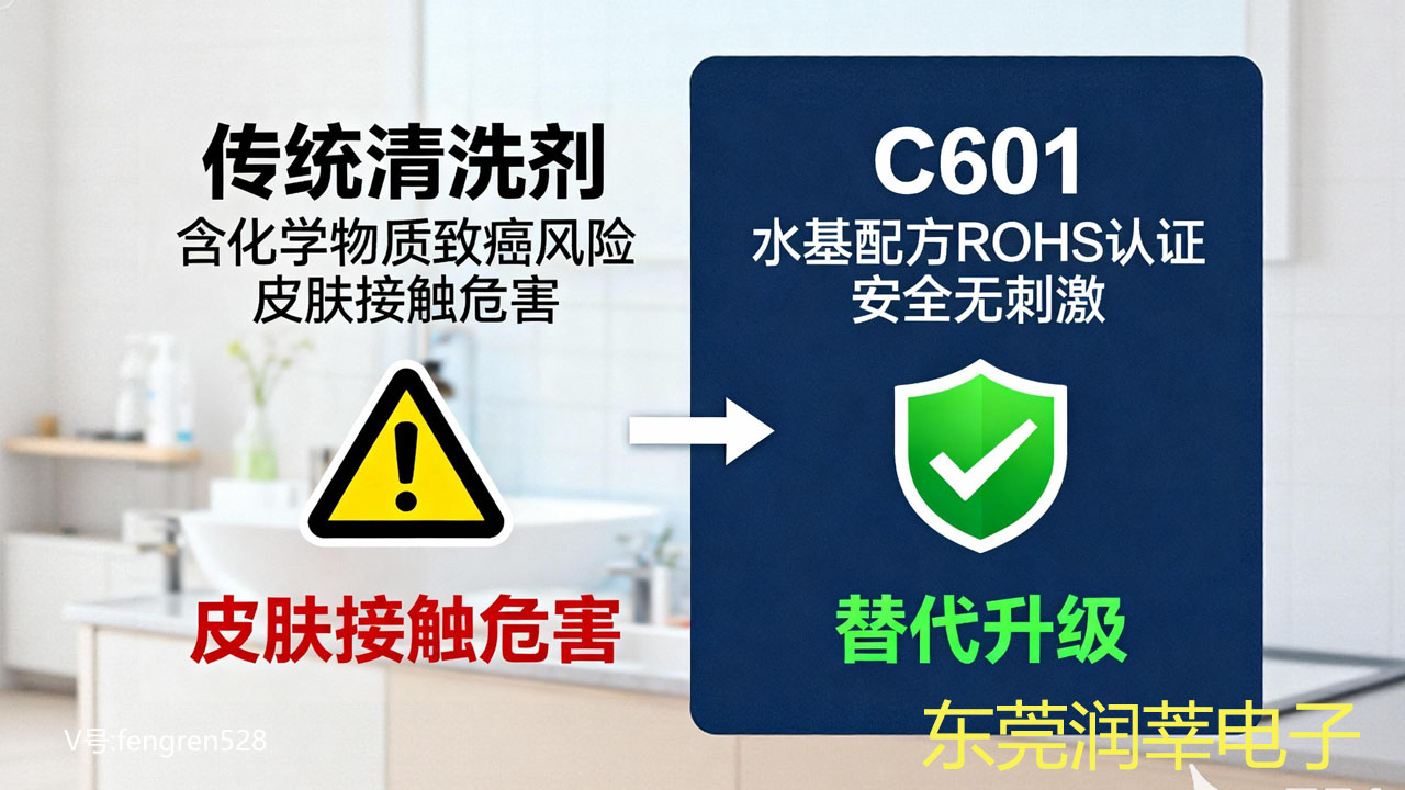 水基型UV三防漆清洗剂C601：环保无毒的高效清洗解决方案