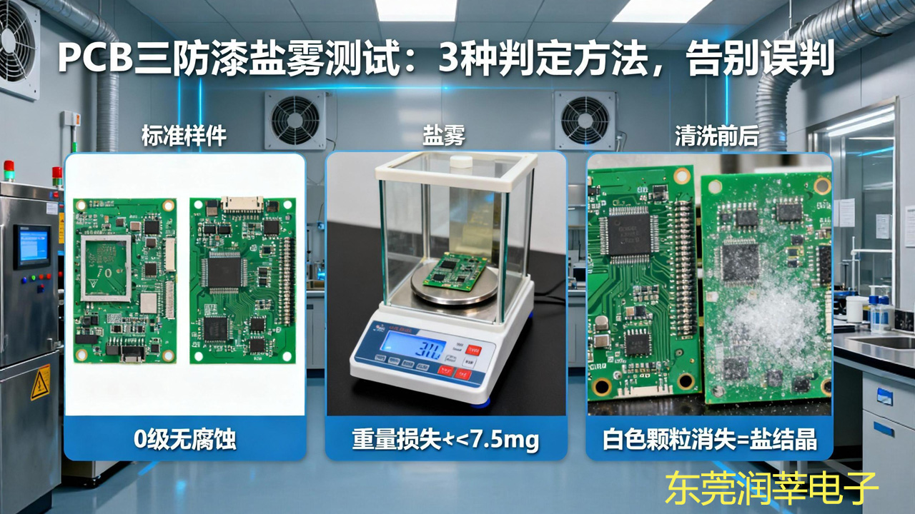 PCB 板三防漆盐雾测试怎么判定？3 种方法 + 合格标准(图1)